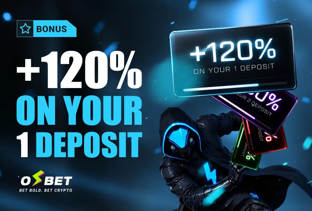 +120% on your 1st deposit