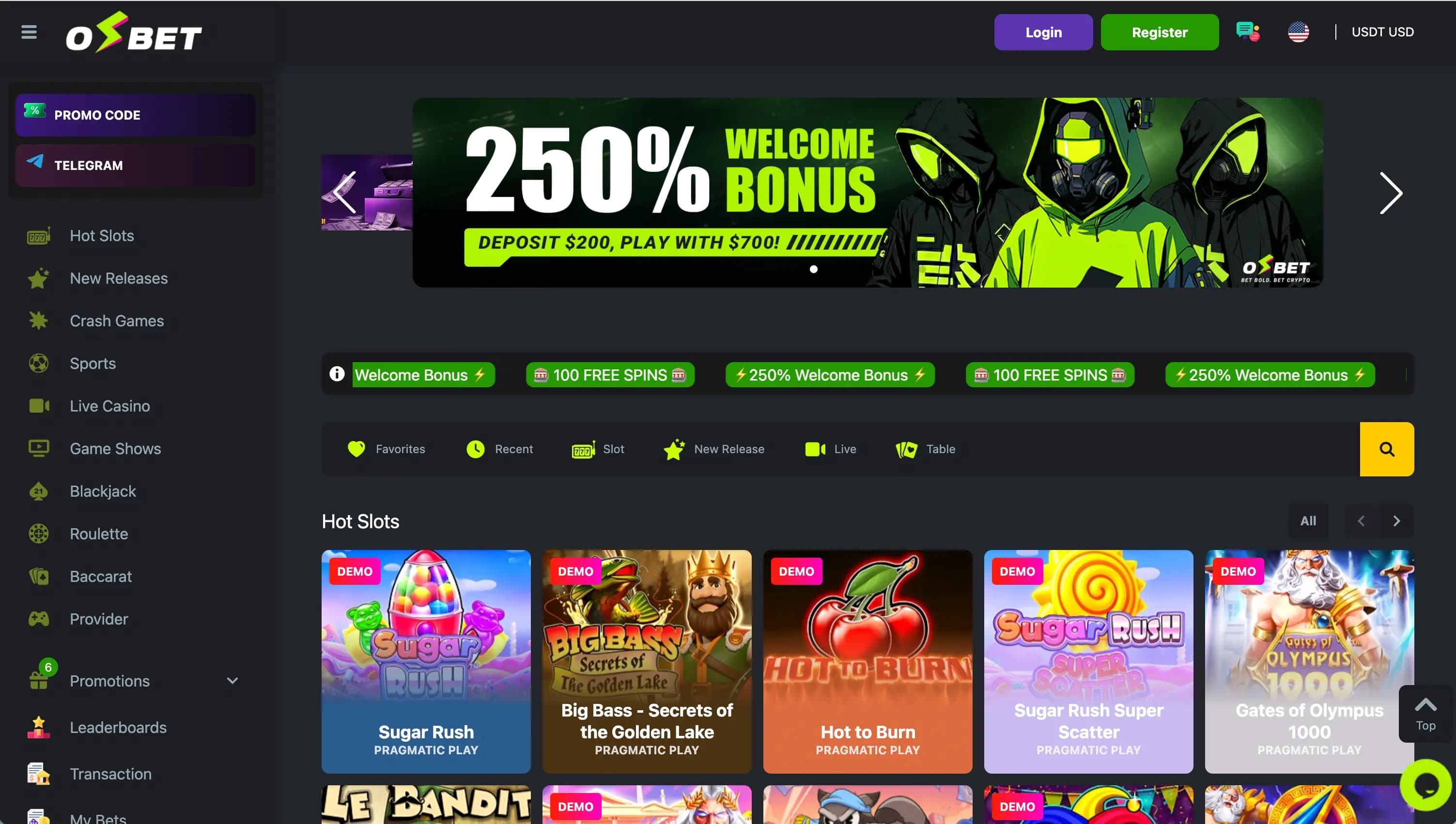Claim your bonus at OSbet